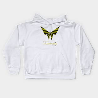 GEOMETRIC BUTTERFLY Kids Hoodie